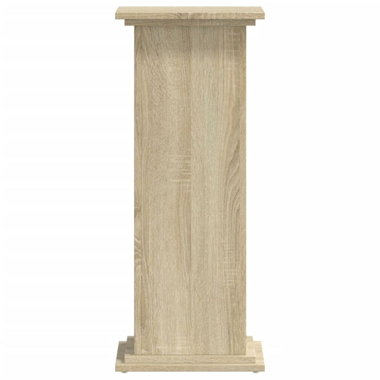 Vidaxl plantenstandaard 33x33x80 cm bewerkt hout sonoma eikenkleurig