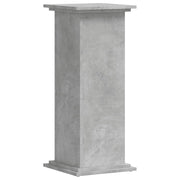 Vidaxl plantenstandaard 33x33x80 cm bewerkt hout betongrijs - afbeelding 2