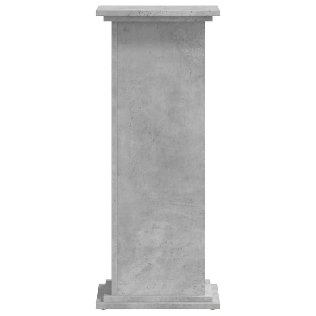 Vidaxl plantenstandaard 33x33x80 cm bewerkt hout betongrijs
