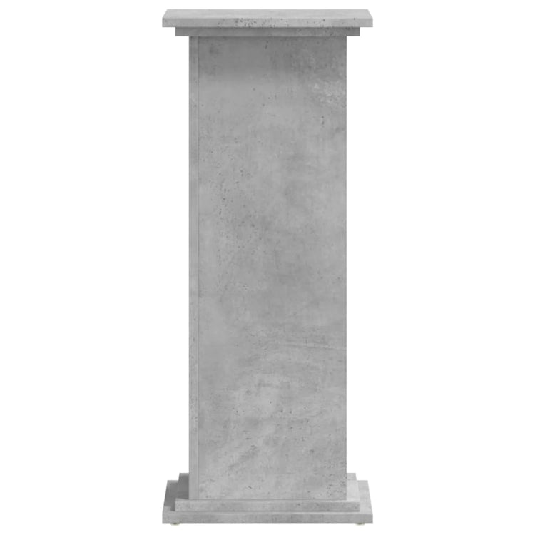 Vidaxl plantenstandaard 33x33x80 cm bewerkt hout betongrijs