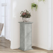 Vidaxl plantenstandaard 33x33x80 cm bewerkt hout betongrijs - afbeelding 1