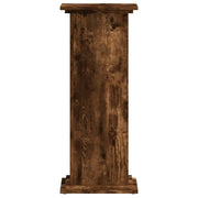 Vidaxl plantenstandaard 33x33x80 cm bewerkt hout gerookt eikenkleurig - afbeelding 3