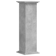 Vidaxl plantenstandaard 33x33x100 cm bewerkt hout betongrijs - afbeelding 2