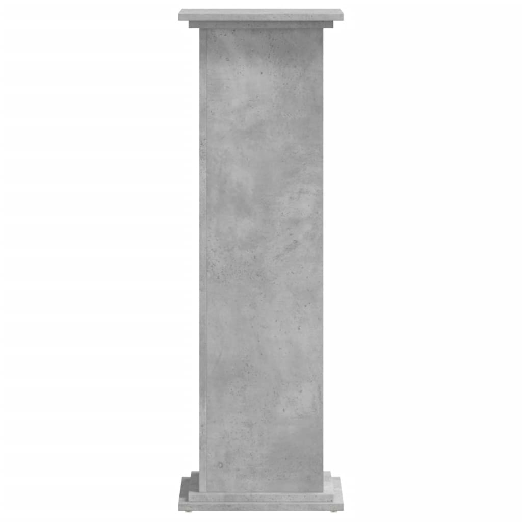 Vidaxl plantenstandaard 33x33x100 cm bewerkt hout betongrijs