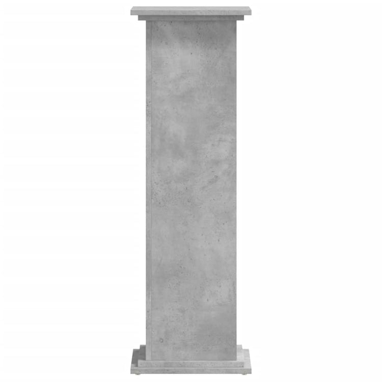Vidaxl plantenstandaard 33x33x100 cm bewerkt hout betongrijs