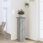 Vidaxl plantenstandaard 33x33x100 cm bewerkt hout grijs sonoma eiken - afbeelding 1