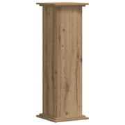 Vidaxl plantenstandaard eiken 33 x 33 x 100 cm bewerkt hout - afbeelding 2