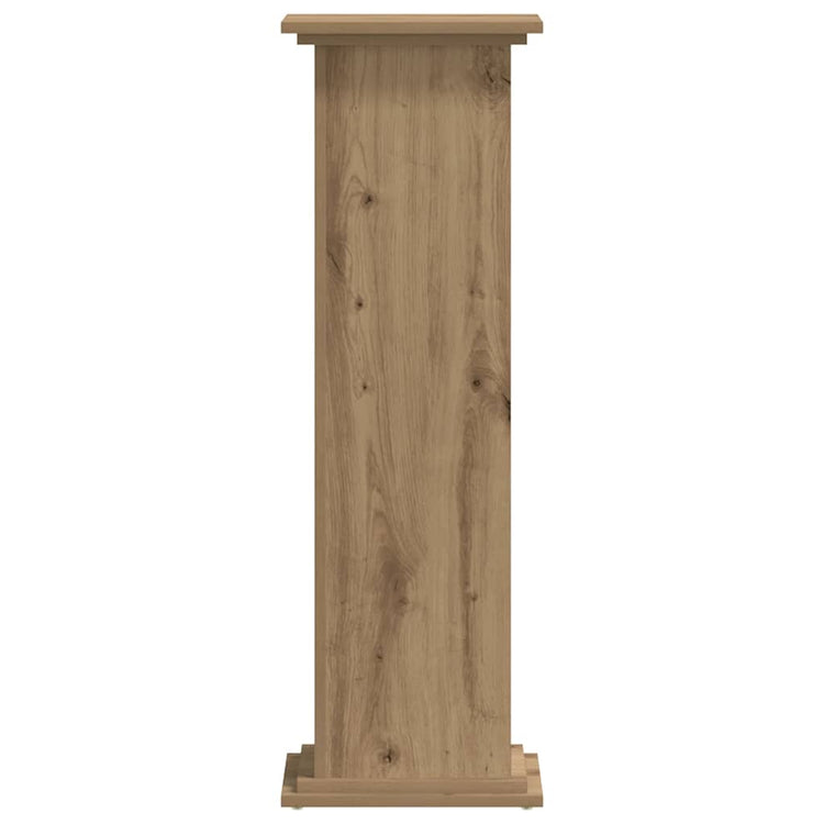 Vidaxl plantenstandaard 33x33x100 cm bewerkt hout artisanaal eiken