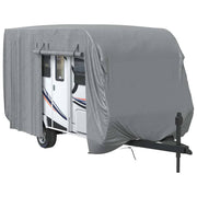 Vidaxl caravanhoes 460x250x220 cm vliesvlies grijs - afbeelding 2