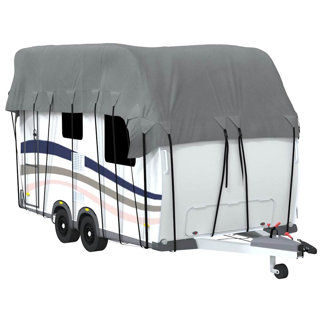 Vidaxl caravan dakbedekking 500x300 cm vliesvlies grijs