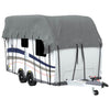 Vidaxl caravan dakbedekking 500x300 cm vliesvlies grijs