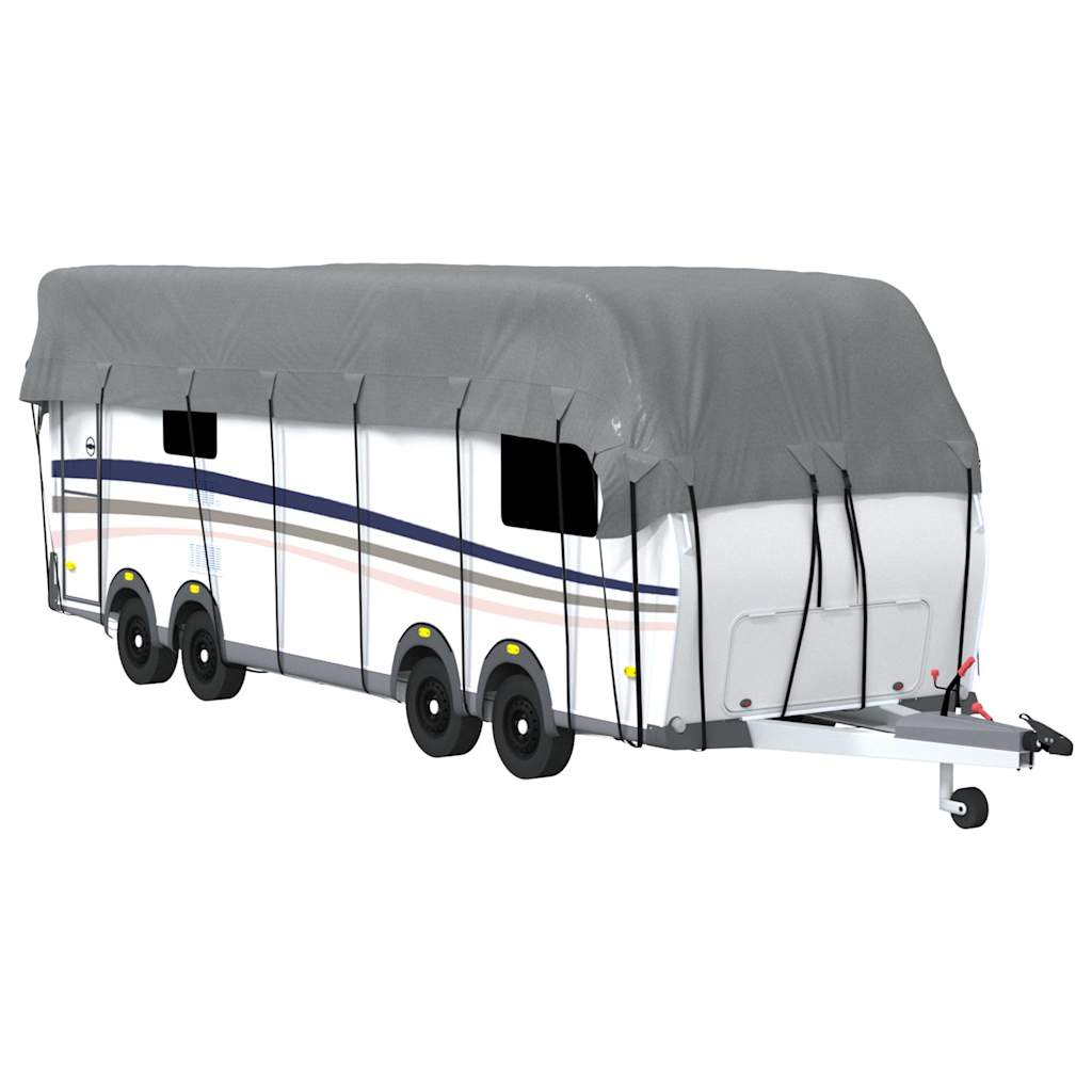 Vidaxl caravan dakbedekking 900x300 cm vliesvlies grijs