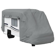 Vidaxl camperhoezen 610x235x275 cm vliesvlies grijs - afbeelding 2