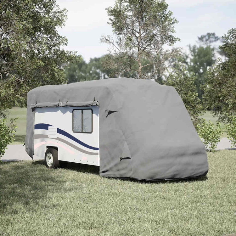 Vidaxl camperhoezen 730x235x275 cm vliesvlies grijs