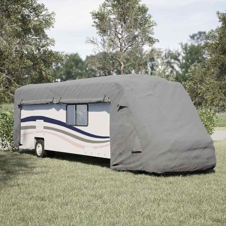 Vidaxl camperhoezen 870x235x275 cm vliesvlies grijs