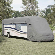 Vidaxl camperhoezen 870x235x275 cm vliesvlies grijs - afbeelding 1