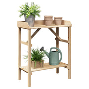 Vidaxl planttafel naturel 75 x 40 x 90 cm stevig vurenhout - afbeelding 3