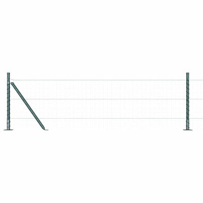 Vidaxl afrasteringspaal 26 pcs grijs 3,2 x 3,2 x 50 cm