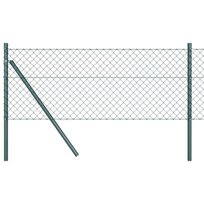 Vidaxl afrasteringspaal groen 10 x 0,4 m (40 x 40 mm gaas)