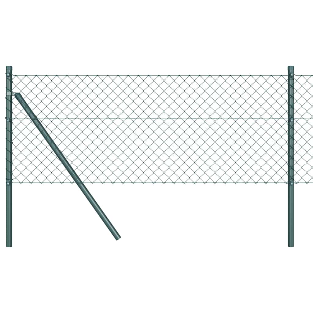 Vidaxl afrasteringspaal groen 10 x 0,8 m (40 x 40 mm gaas)