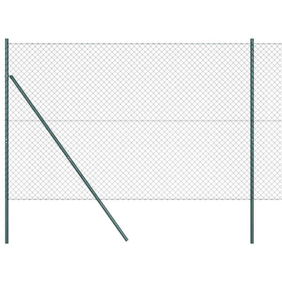 Vidaxl afrasteringspaal groen 10 x 1,6 m (40 x 40 mm gaas)