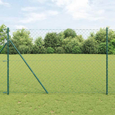 Vidaxl afrasteringspaal groen 10 x 1,6 m (60 x 60 mm gaas)
