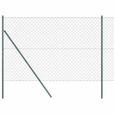 Vidaxl afrasteringspaal groen 10 x 1,6 m (60 x 60 mm gaas)