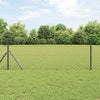 Vidaxl afrasteringspaal grijs 10 x 0,4 m (60 x 60 mm gaas)