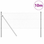 Vidaxl gaashek met grondbevestiging 10 x 0,4 m gegalvaniseerd staal - afbeelding 3