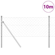 Vidaxl gaashek met grondbevestiging 10 x 0,8 m gegalvaniseerd staal - afbeelding 3