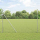 Vidaxl gaashek met grondbevestiging 10 x 1,6 m gegalvaniseerd staal