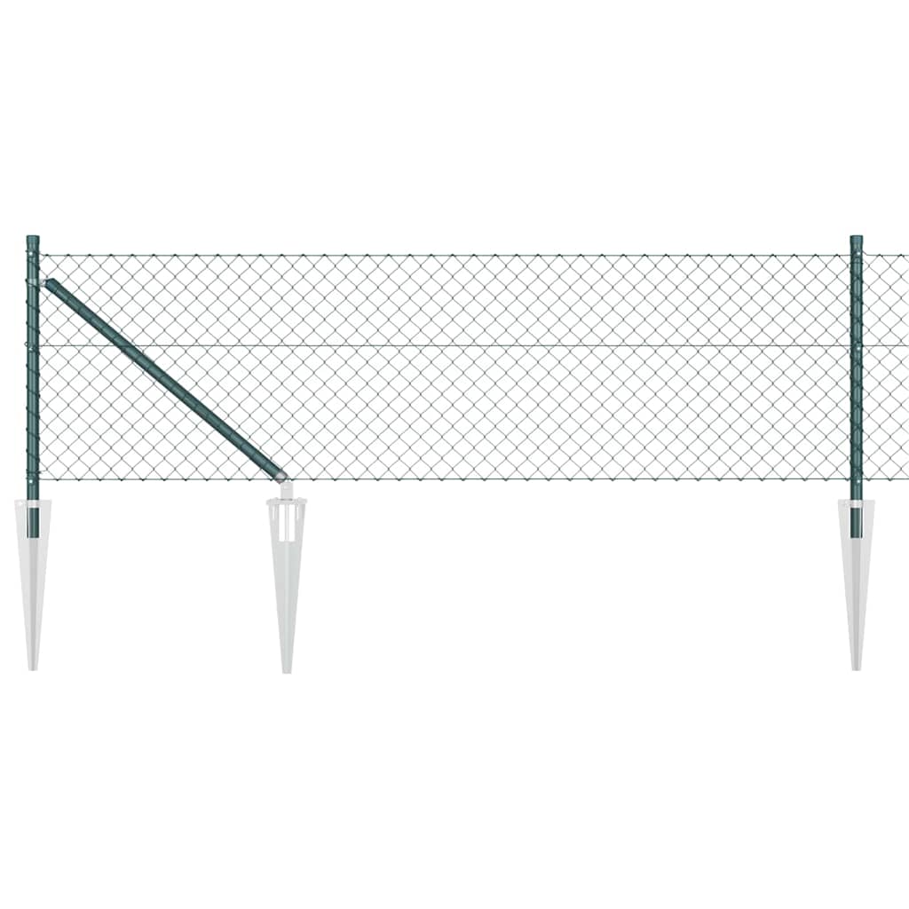 Vidaxl afrasteringspaal groen 10 x 0,6 m (40 x 40 mm gaas)