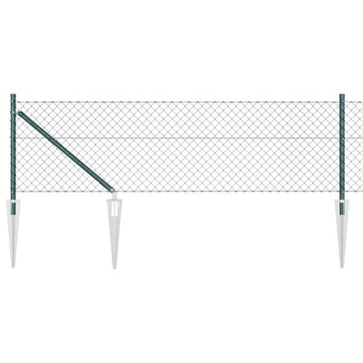 Vidaxl afrasteringspaal groen 10 x 0,6 m (40 x 40 mm gaas)