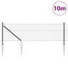 Vidaxl afrasteringspaal grijs 10 x 0,8 m (40 x 40 mm gaas)