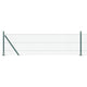 Vidaxl gaashek met betonnen voetstuk 10 x 0,4 m pvc-coated staal groen