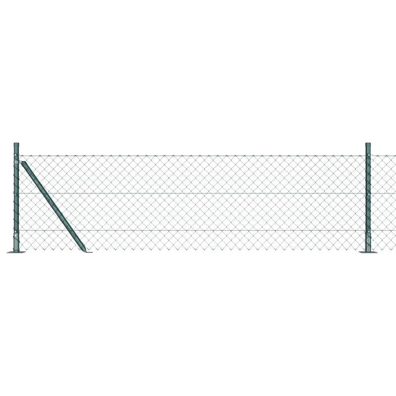 Vidaxl afrasteringspaal groen 10 x 0,4 m (40 x 40 mm gaas)