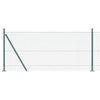Vidaxl afrasteringspaal groen 10 x 1 m (40 x 40 mm gaas) staal en pvc