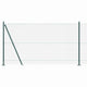 Vidaxl gaashek met betonnen voetstuk 10 x 1,2 m pvc-coated staal groen