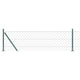 Vidaxl gaashek met betonnen voetstuk 10 x 0,4 m pvc-coated staal groen