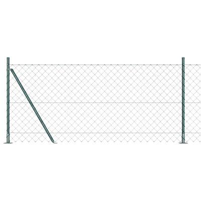 Vidaxl afrasteringspaal groen 10 x 0,8 m (60 x 60 mm gaas)