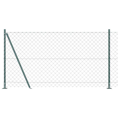 Vidaxl afrasteringspaal groen 10 x 1,2 m (60 x 60 mm gaas)