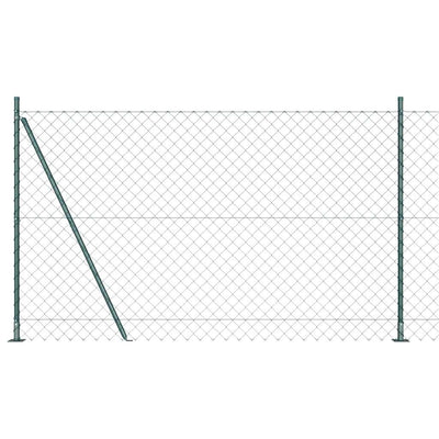 Vidaxl afrasteringspaal groen 10 x 1,6 m (60 x 60 mm gaas)