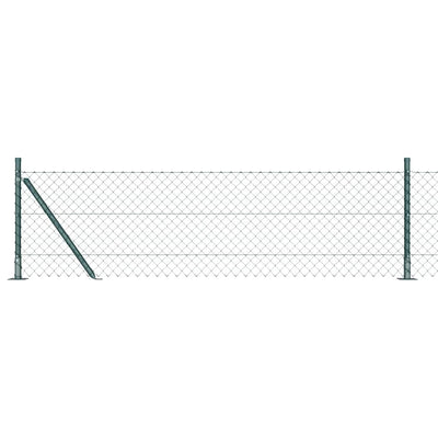 Vidaxl afrasteringspaal groen 25 x 0,4 m (40 x 40 mm gaas)