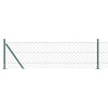 Vidaxl afrasteringspaal groen 25 x 0,6 m (60 x 60 mm gaas)