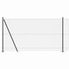 Vidaxl afrasteringspaal grijs 10 x 1,2 m (40 x 40 mm gaas)