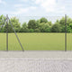Vidaxl gaashek met betonnen voetstuk 10 x 1,4 m pvc-coated staal grijs