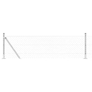Vidaxl gaashek met betonnen voetstuk 10 x 0,4 m gegalvaniseerd staal - afbeelding 2