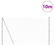 Vidaxl gaashek met betonnen voetstuk 10 x 1,2 m gegalvaniseerd staal - afbeelding 3