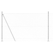 Vidaxl gaashek met betonnen voetstuk 10 x 1,4 m gegalvaniseerd staal - afbeelding 2