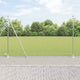 Vidaxl gaashek met betonnen voetstuk 10 x 1,5 m gegalvaniseerd staal